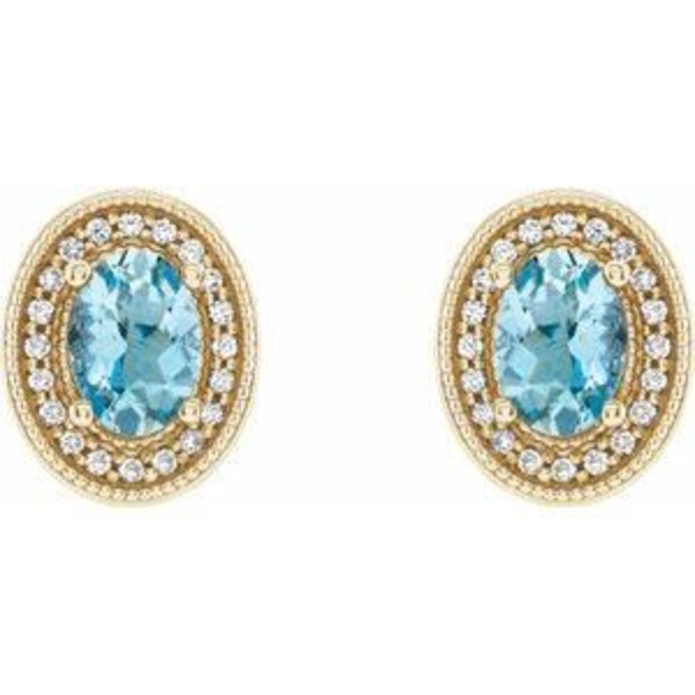 14k White Natural Citrine Stackable Ring - image 2